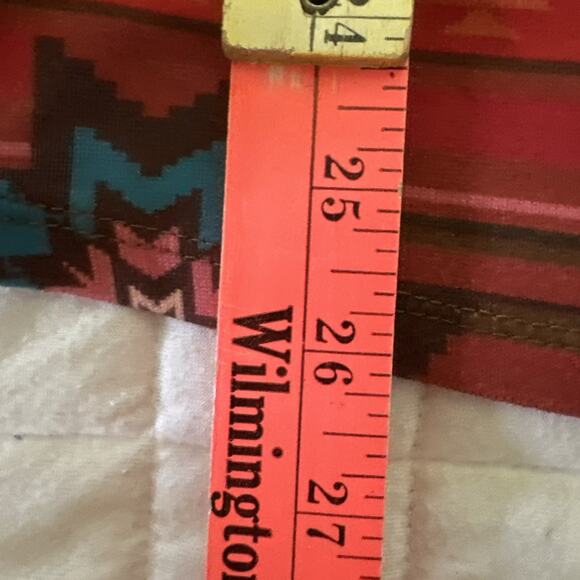 BACK IN THE SADDLE Womens Top Large Colorful Aztex Print Southwestern Casual - Picture 9 of 9